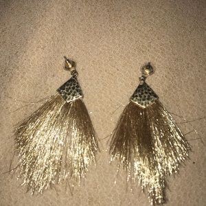 Faux gold earrings